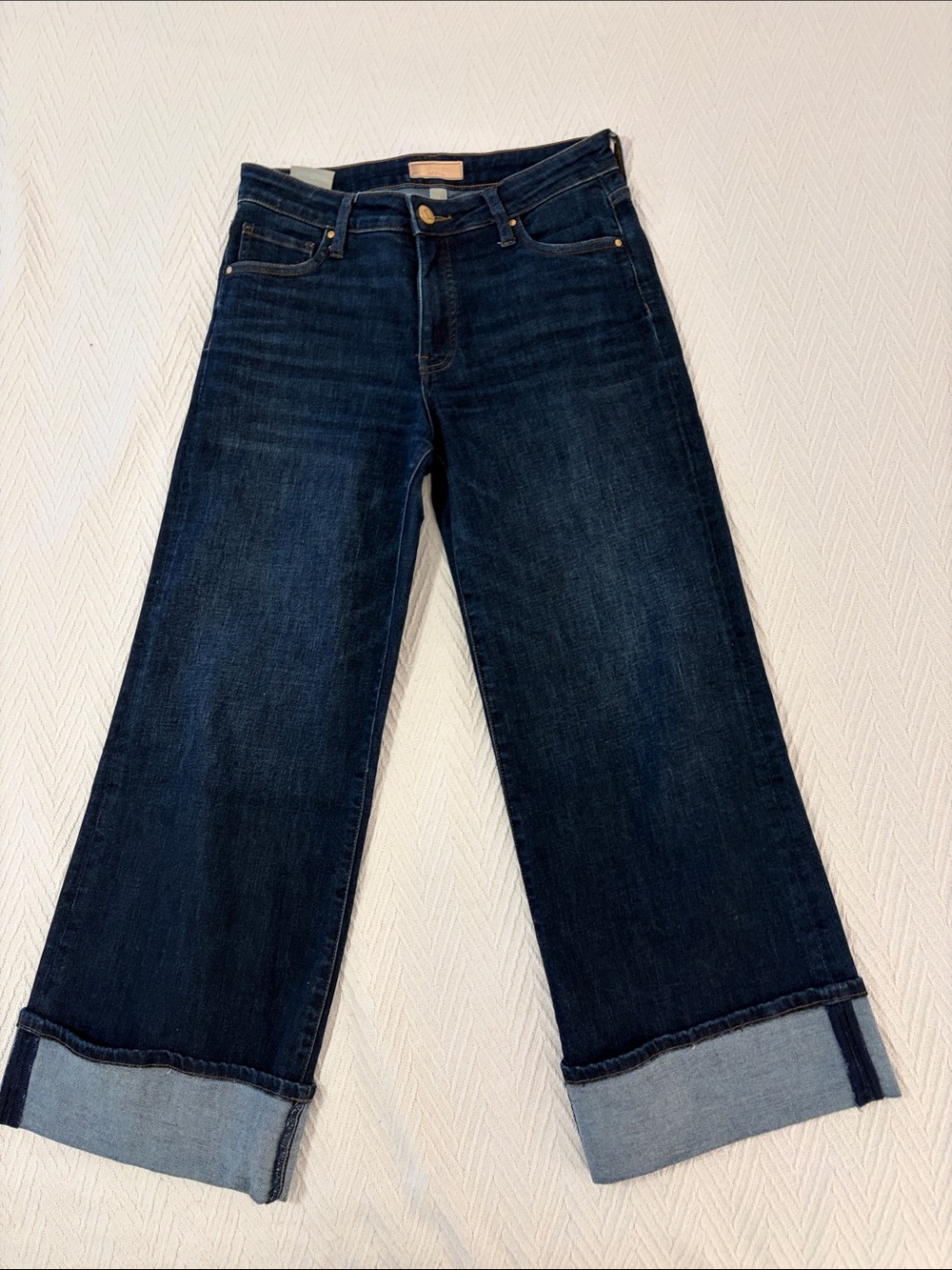 KUT- Meg Dark Wash Wide-Leg Women’s Jeans - Dark Blue